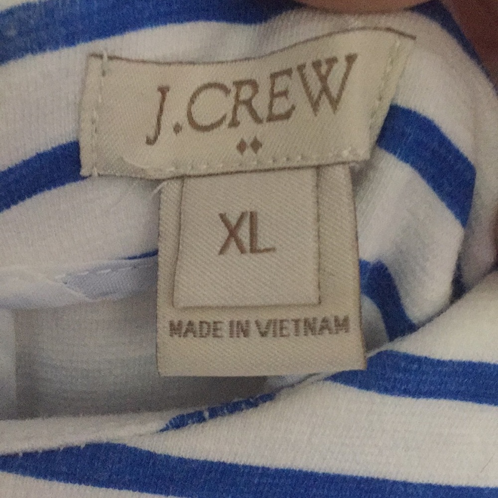 Jcrew blue Striped daybreak dress xl - Picture 2 of 5